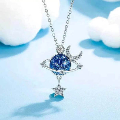 To My Beautiful Daughter - Special Moon and Star Necklace