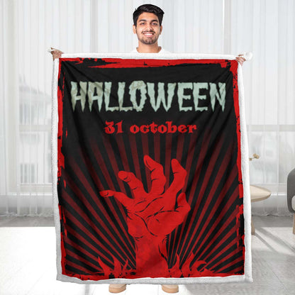 Bloody Hands - A520 - Halloween Premium Blanket