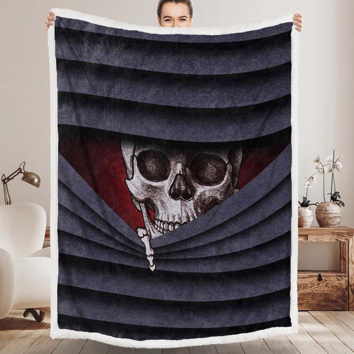 Welcome to Skull Blanket - A548- Premium Blanket