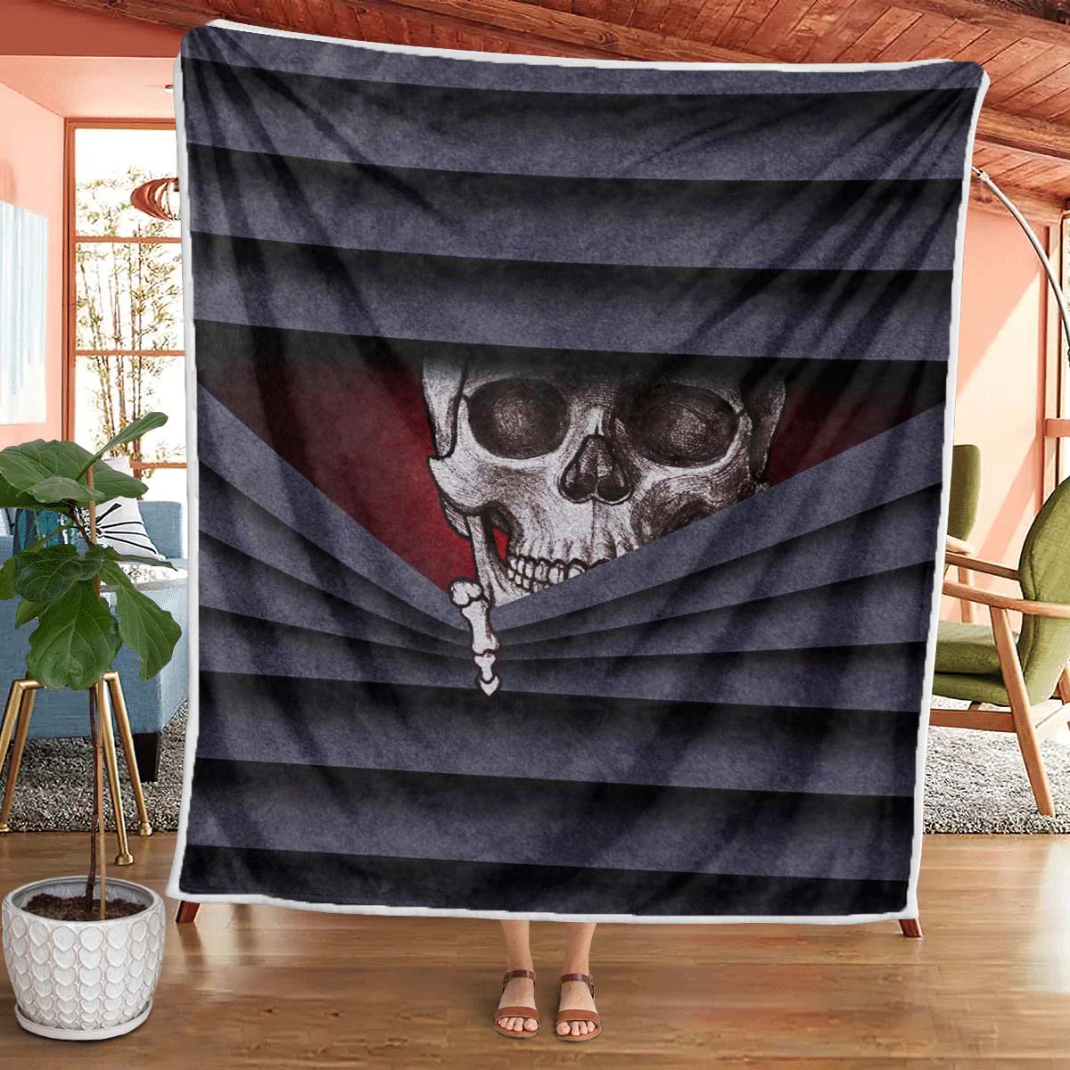 Welcome to Skull Blanket - A548- Premium Blanket