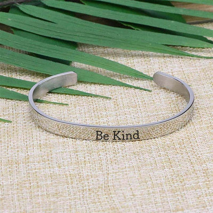 Be Kind...Of A Bi♥ch Mantra Bracelet