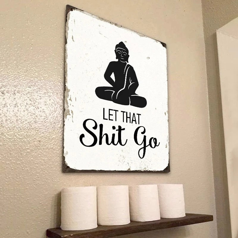 Meditation Room Buddha Religious Yoga Wall Decor Vintage Hippie Bathroom Decor