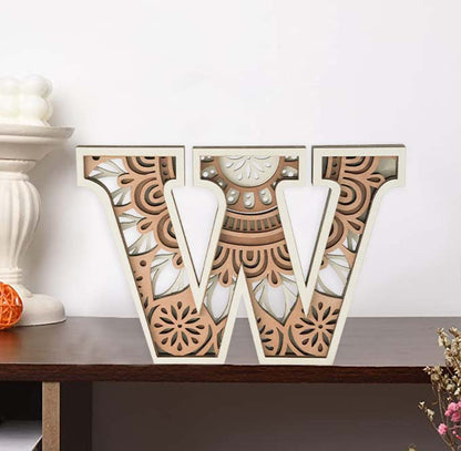 Wooden Alphabet Carving Handcraft 🔥Buy 2 Free Shipping🔥