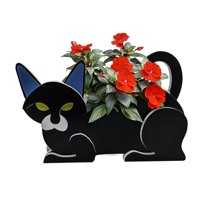 Black Cat Planter AP071