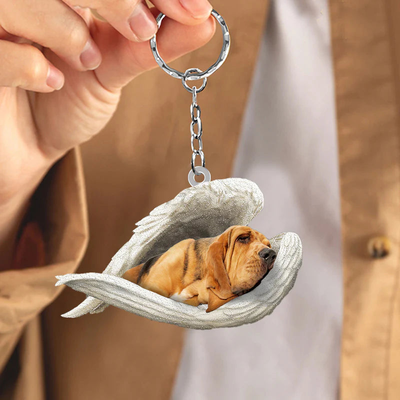 Sleeping Angel Acrylic Keychain Bloodhound SA093