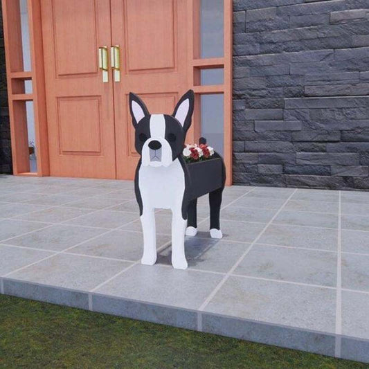 Boston Terrier Planter