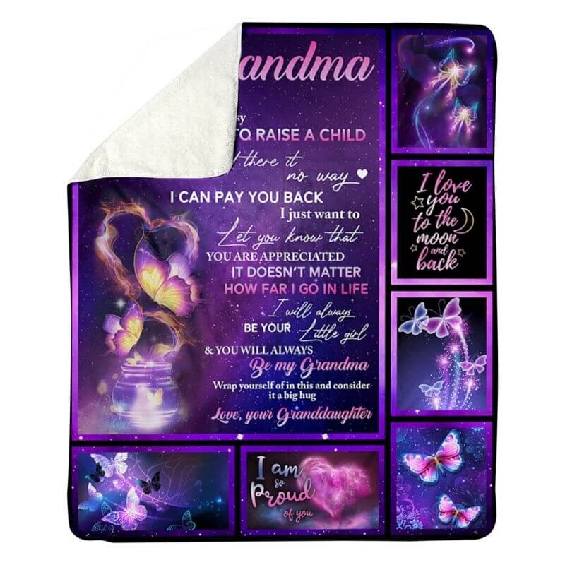 To My Grandma - From Granddaughter - A315 - Premium Blanket