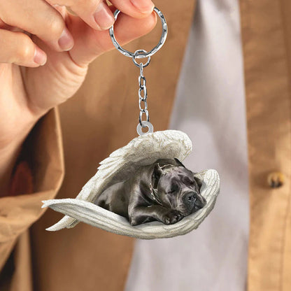 Sleeping Angel Acrylic Keychain Cane Corso SA096