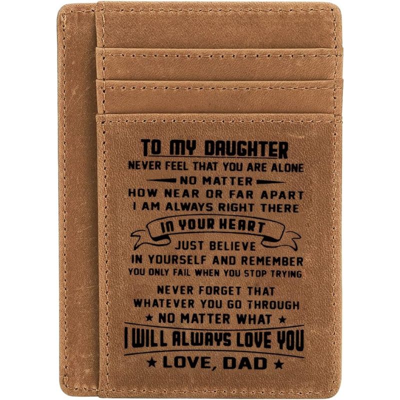 Dad To Daughter - No Matter What I Will Always Love You - Card Wallet