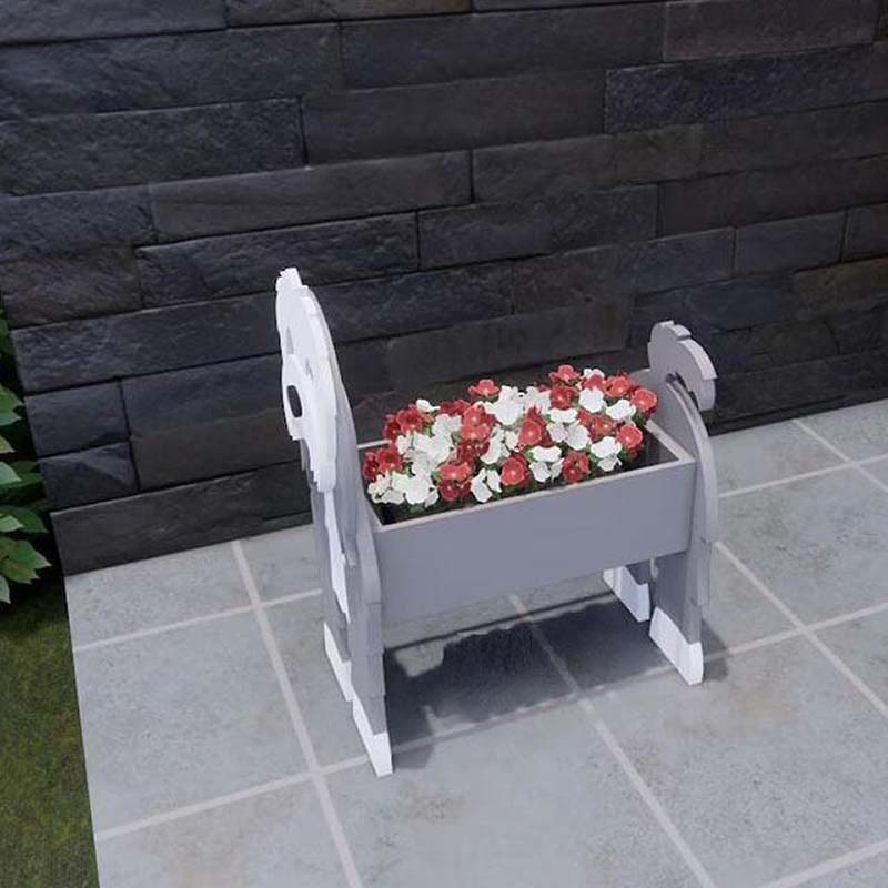 Collie Bearded Planter AP052