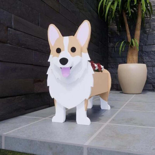 Corgi Planter