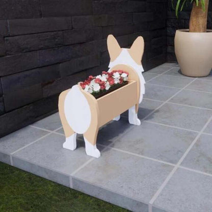 Corgi Planter