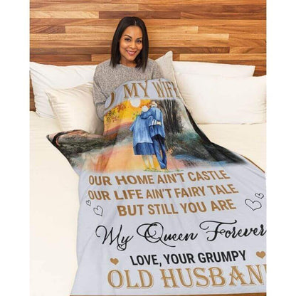 To My Wife - From Husband - A357 - Premium Blanket