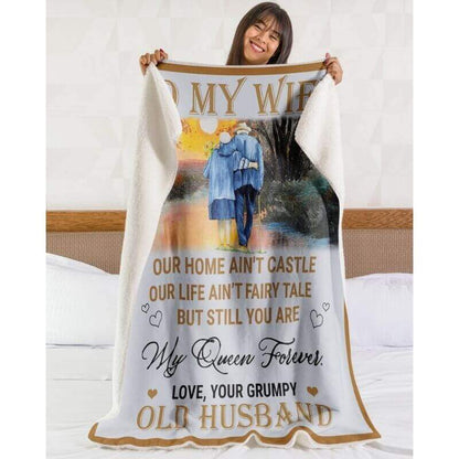 To My Wife - From Husband - A357 - Premium Blanket