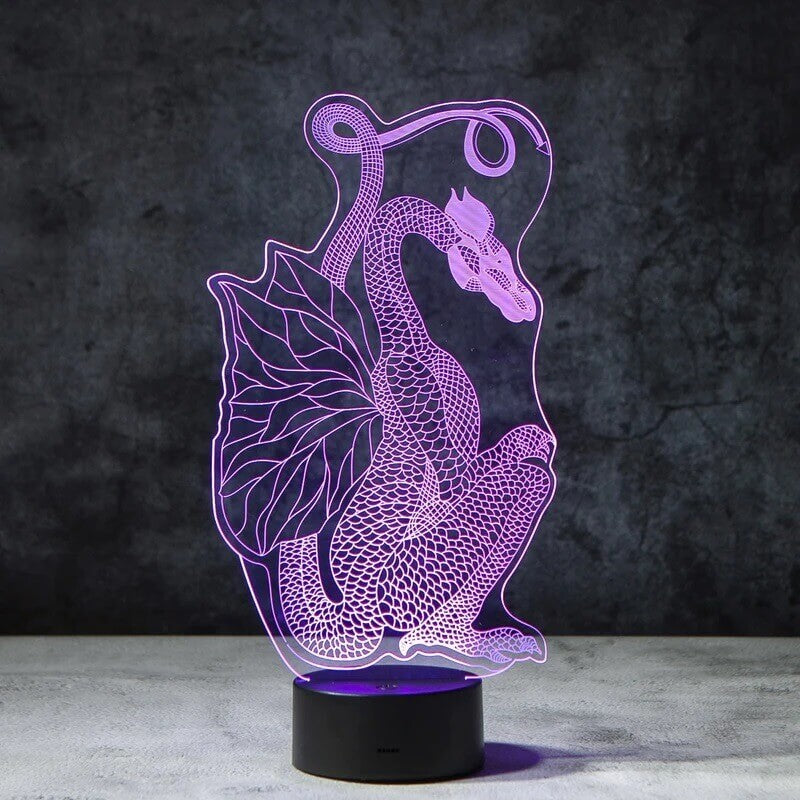 Dragon 3D Illusion Lamp