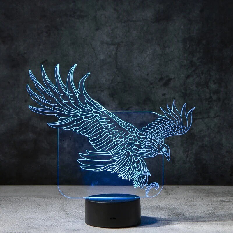 Eagle 3D Illusion Lamp