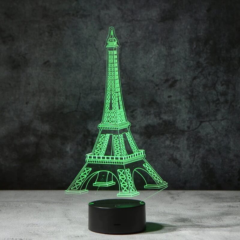 Eiffel Tower 3D Illusion Lamp