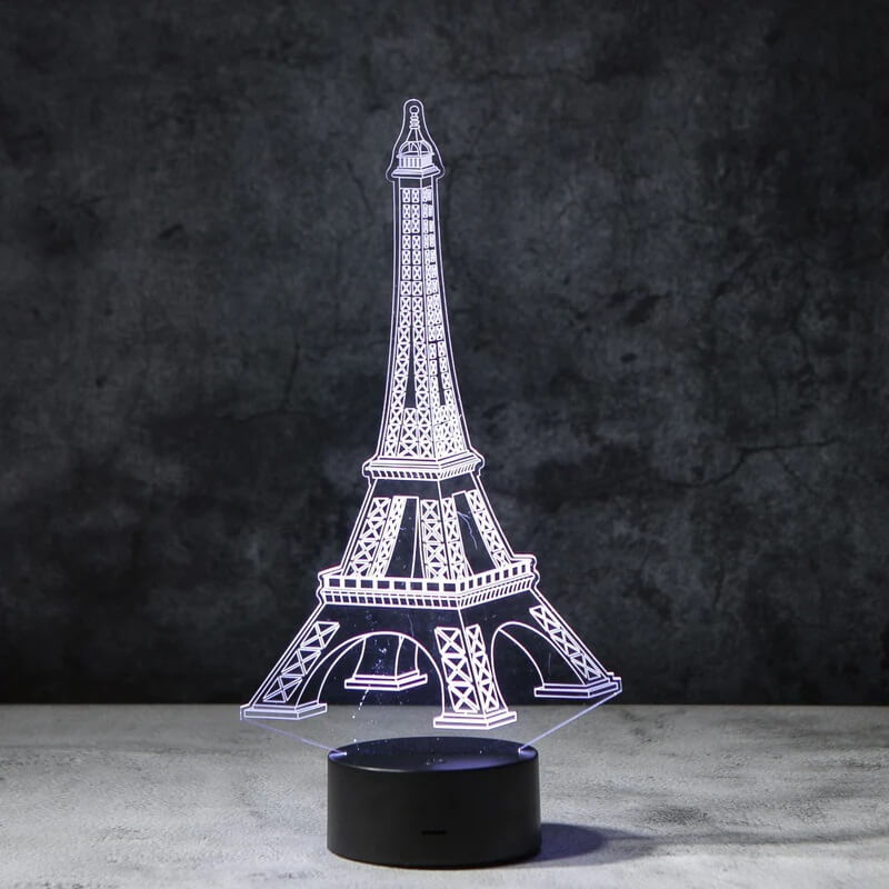 Eiffel Tower 3D Illusion Lamp