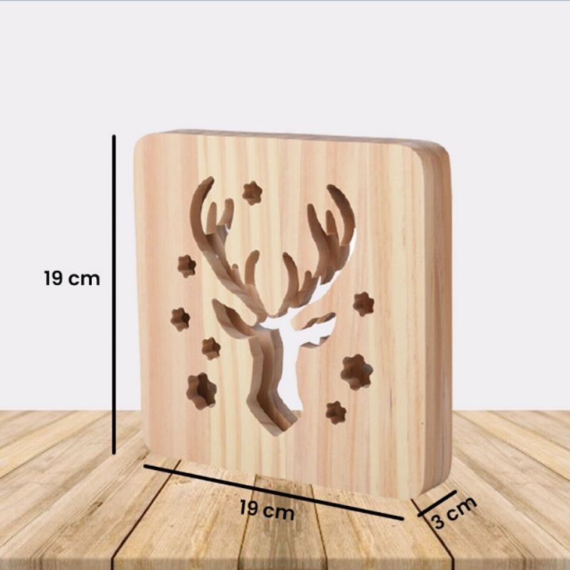 Elk Wooden Decorative Light