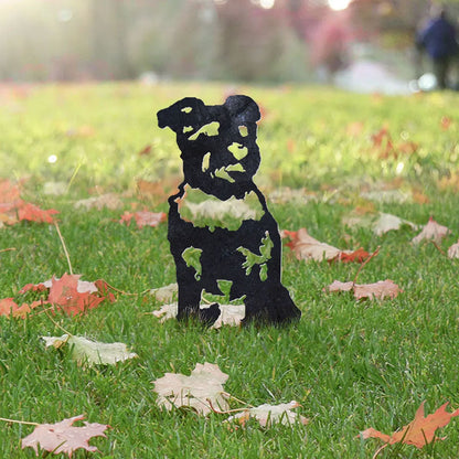 Schnauzer Metal Silhouette