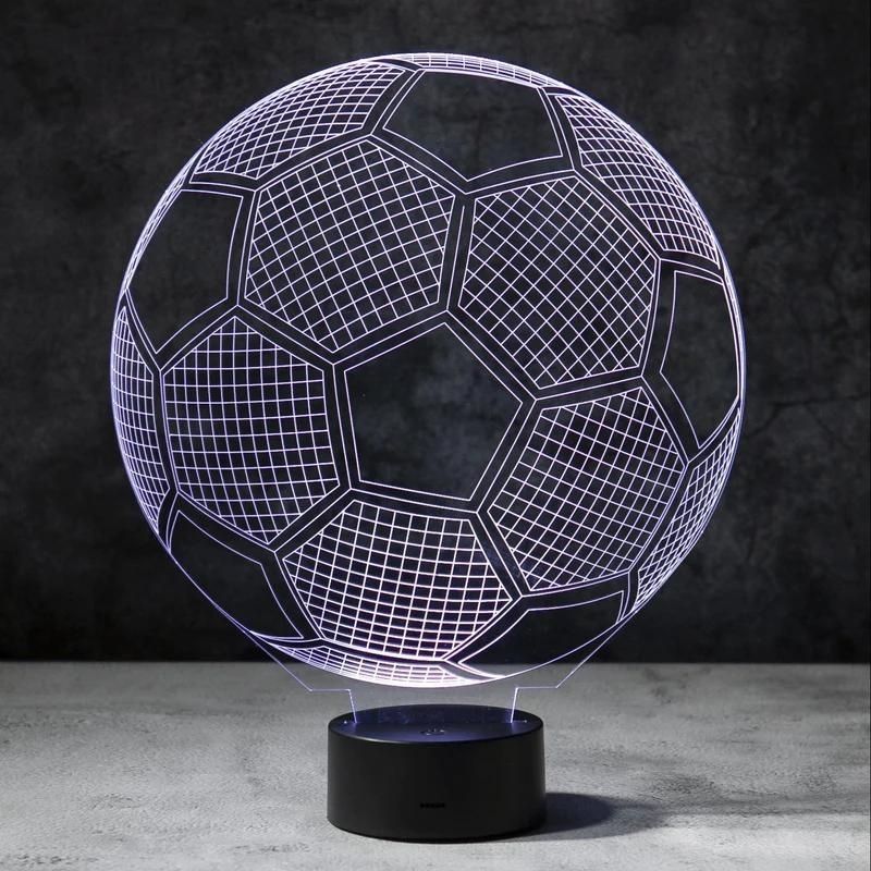 Soccer 3D Illusion Lamp