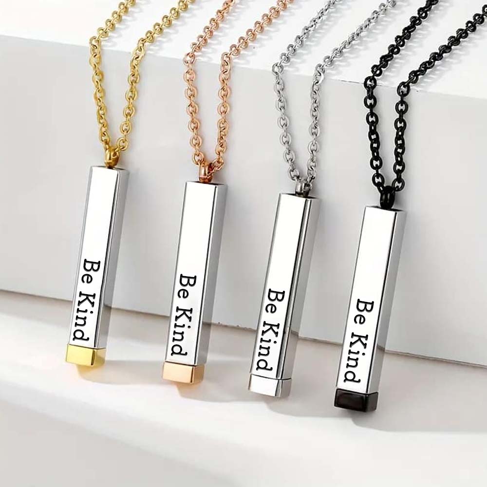 Be Kind...Of A Bi♥ch - Hidden Message Necklace