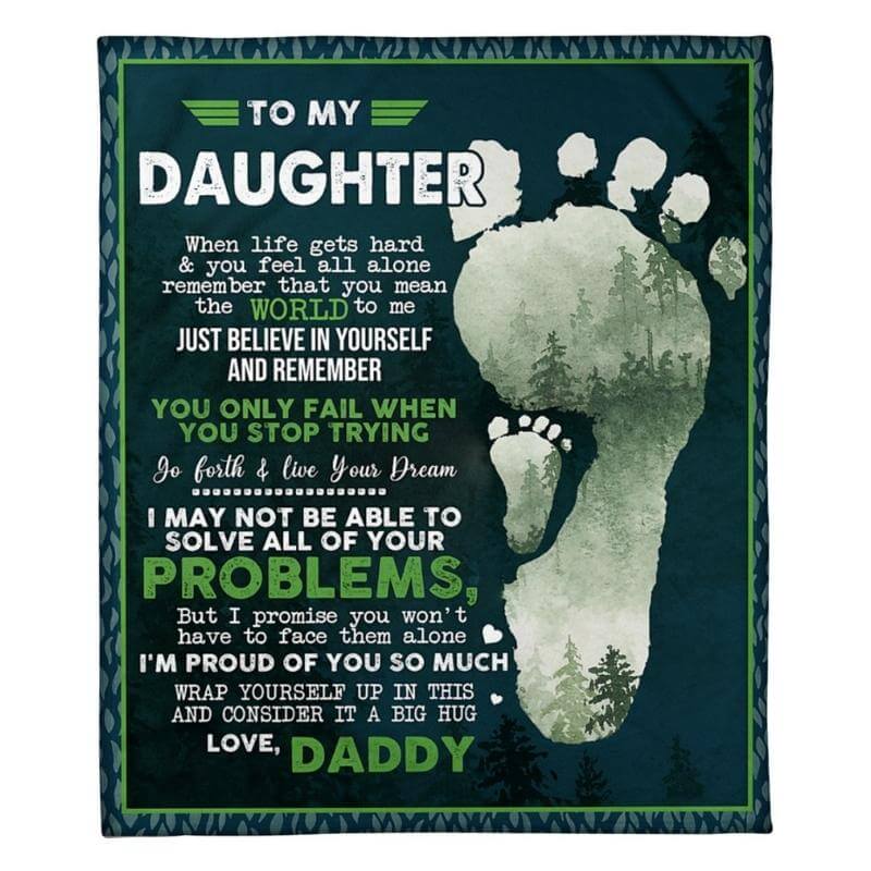 To My Daughter - From Dad - A324 - Premium Blanket