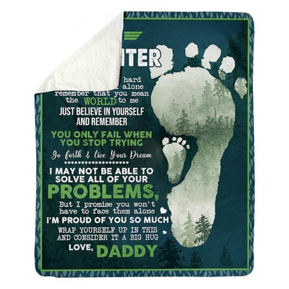 To My Daughter - From Dad - A324 - Premium Blanket