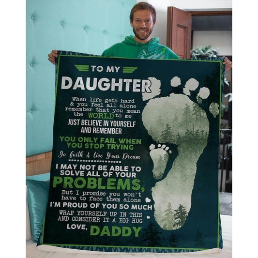 To My Daughter - From Dad - A324 - Premium Blanket