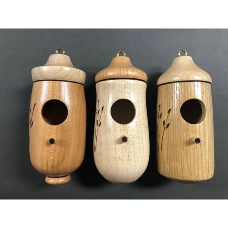 Wooden Hummingbird House-Gift for Nature Lovers