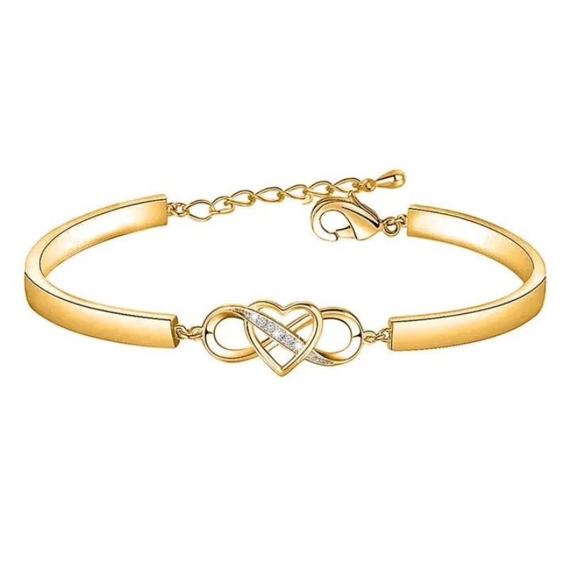 To My Daughter - Always Keep Me in Your Heart - Infinity Bracelet