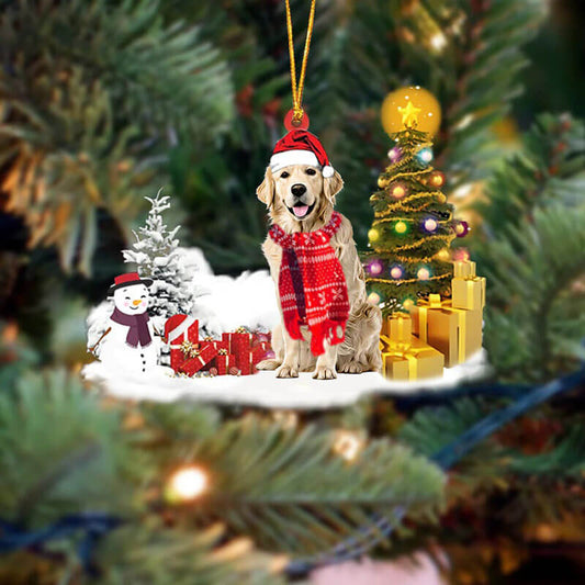 Golden Retriever Christmas Ornament SM085