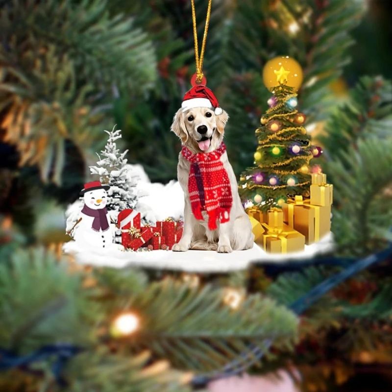 Golden Retriever Christmas Ornament SM125