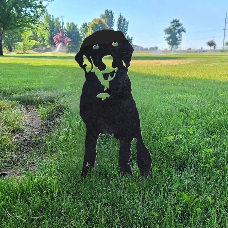 Labrador Retriever Metal Silhouette