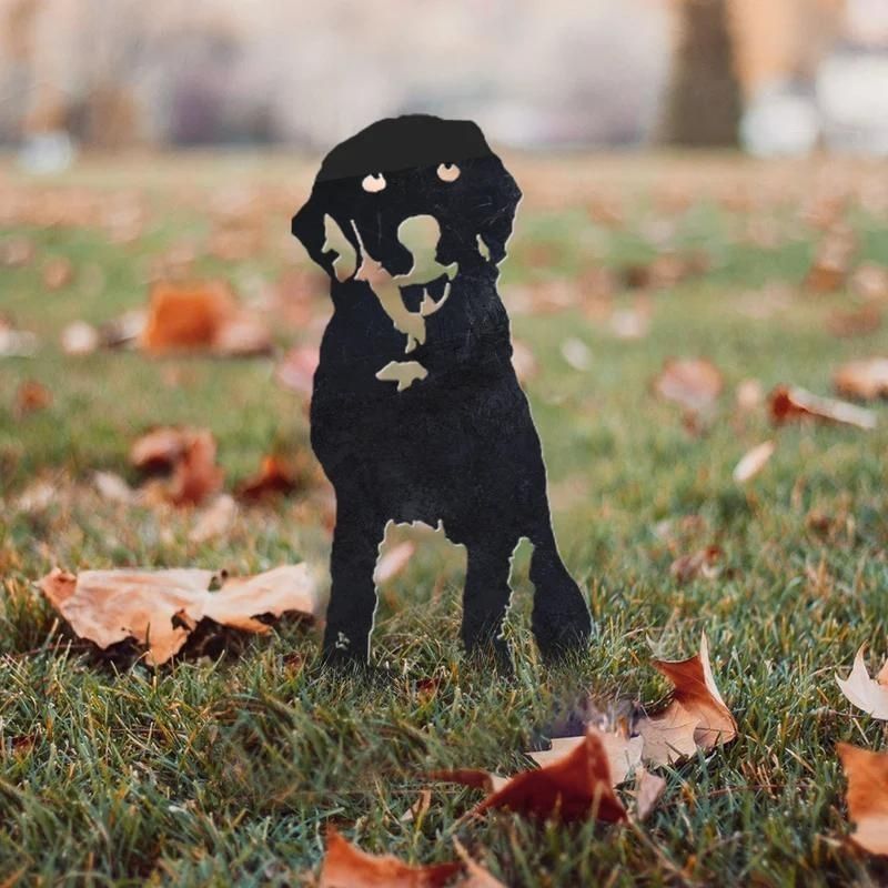 Labrador Retriever Metal Silhouette