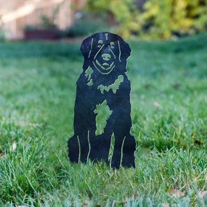 Leonberger Metal Silhouette