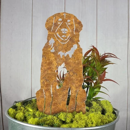 Leonberger Metal Silhouette