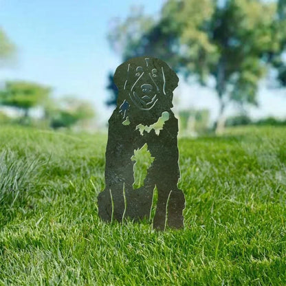 Leonberger Metal Silhouette