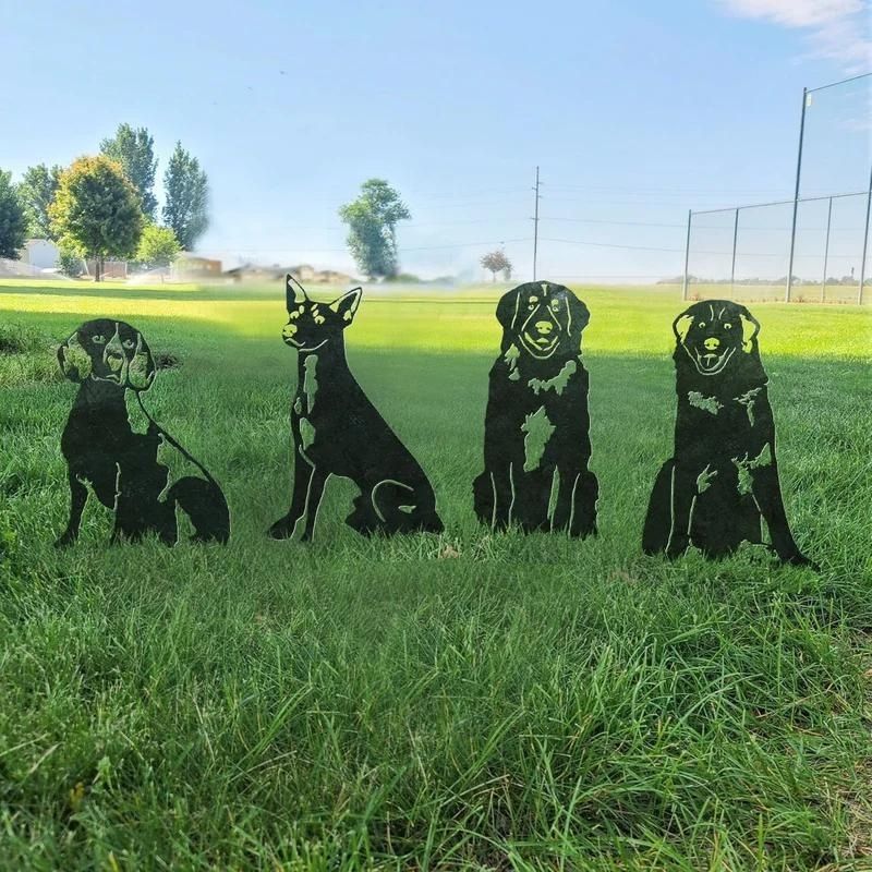 Leonberger Metal Silhouette