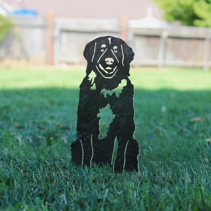 Leonberger Metal Silhouette