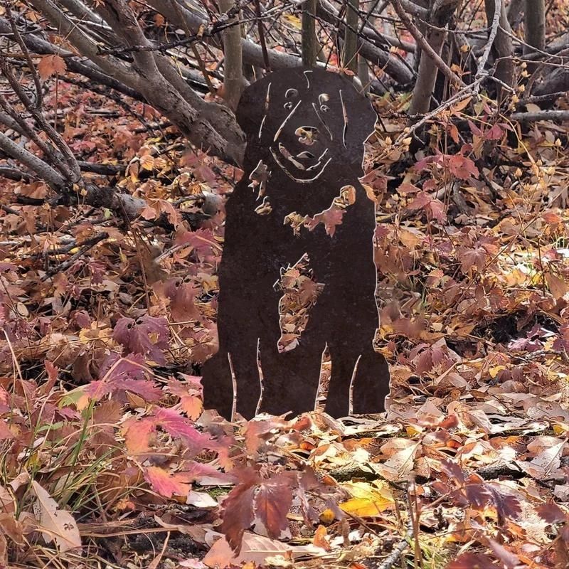 Leonberger Metal Silhouette