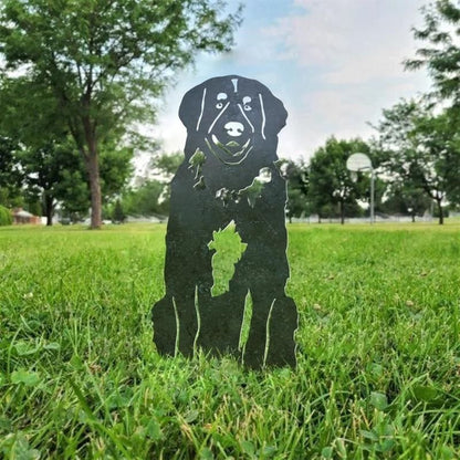 Leonberger Metal Silhouette