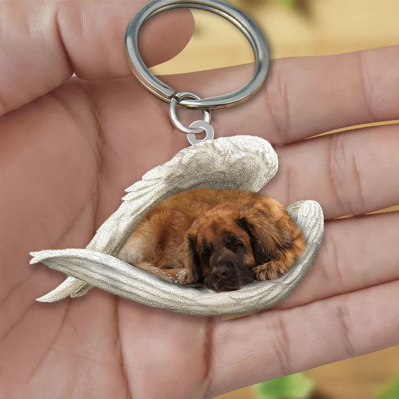 Sleeping Angel Acrylic Keychain Leon Berger SA090