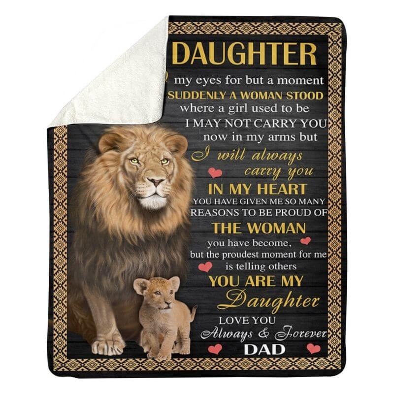 To My Daughter - From Dad - A383 - Premium Blanket