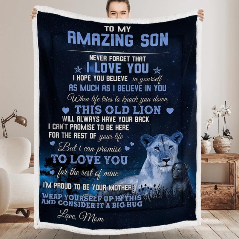 To My Son - From Mom - A333 - Premium Blanket