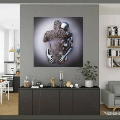 Love Heart Gray - 3D Art Wall💞The Most Romantic Way to Express Your Love💞