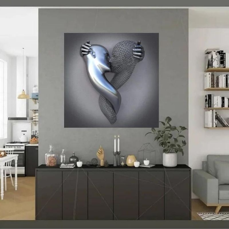 Love Heart Gray - 3D Art Wall💞The Most Romantic Way to Express Your Love💞