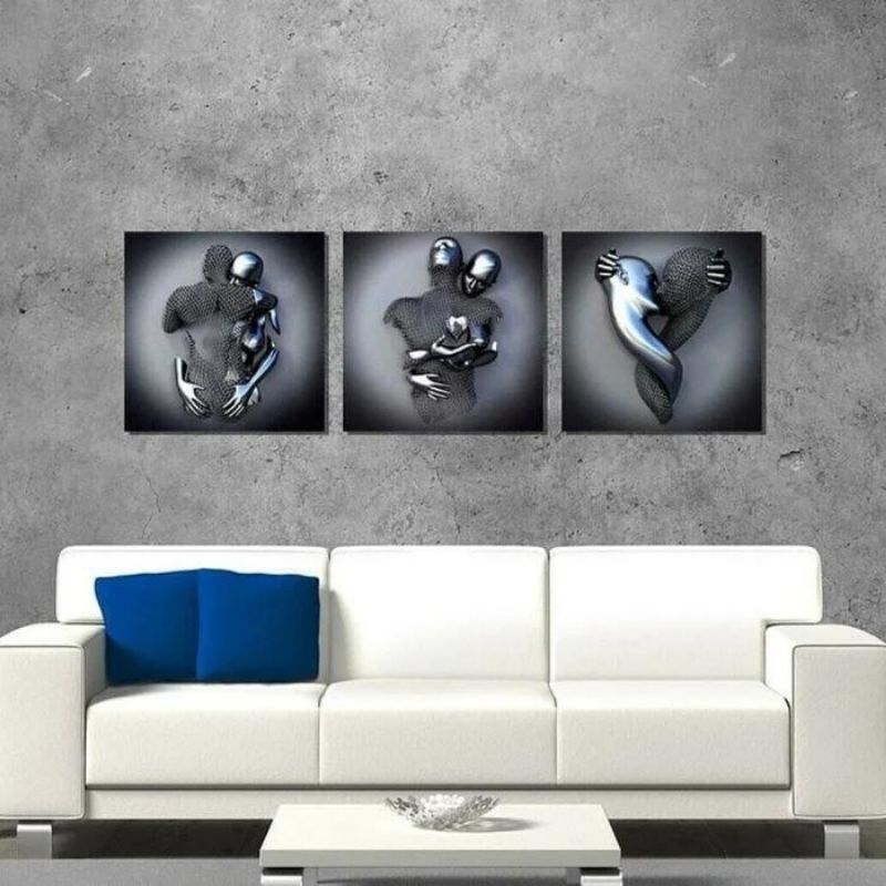 Love Heart Gray - 3D Art Wall💞The Most Romantic Way to Express Your Love💞