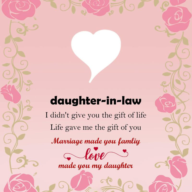 To My Daughter-in-law - Marriage Made You Family Love Made You My Daughter - Adjust Bracelet