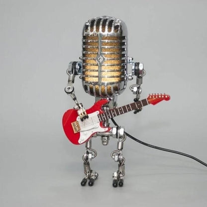 🎁Vintage Microphone Robot Desk Lamp